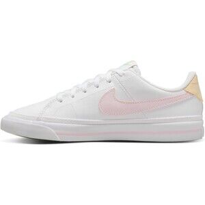 Nike Court Legacy Low White Pink Foam - DA5380 115 Size 7Y Unisex, EU 40